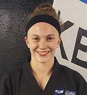 Kempo Karate Julia Moschella Student Black, Associate Instructor
