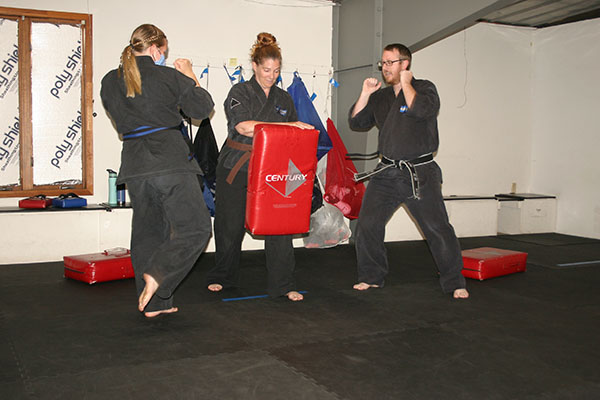 Kempo Karate Kids Class Punching and kicking drills