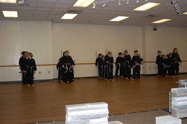 Kempo Karate Christmas Demo Little Dragons Escape and Control Self Defense