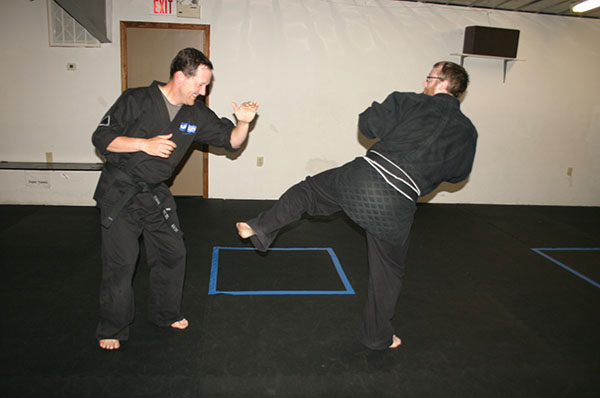 Kempo Karate side kick