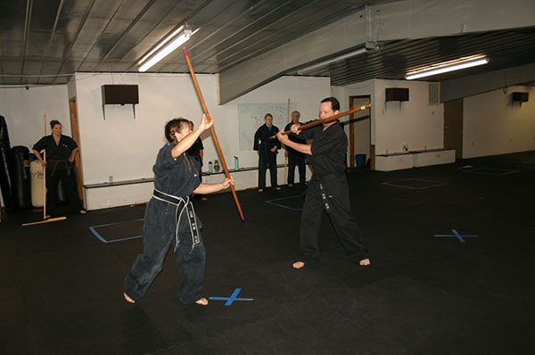 Kempo Karate Weapons Staff form