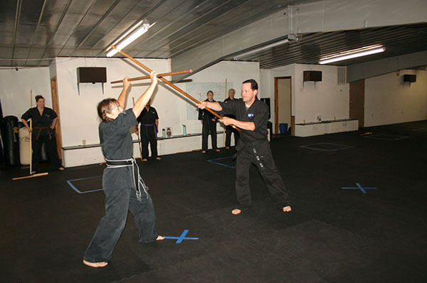 Kempo Karate Weapons Staff form
